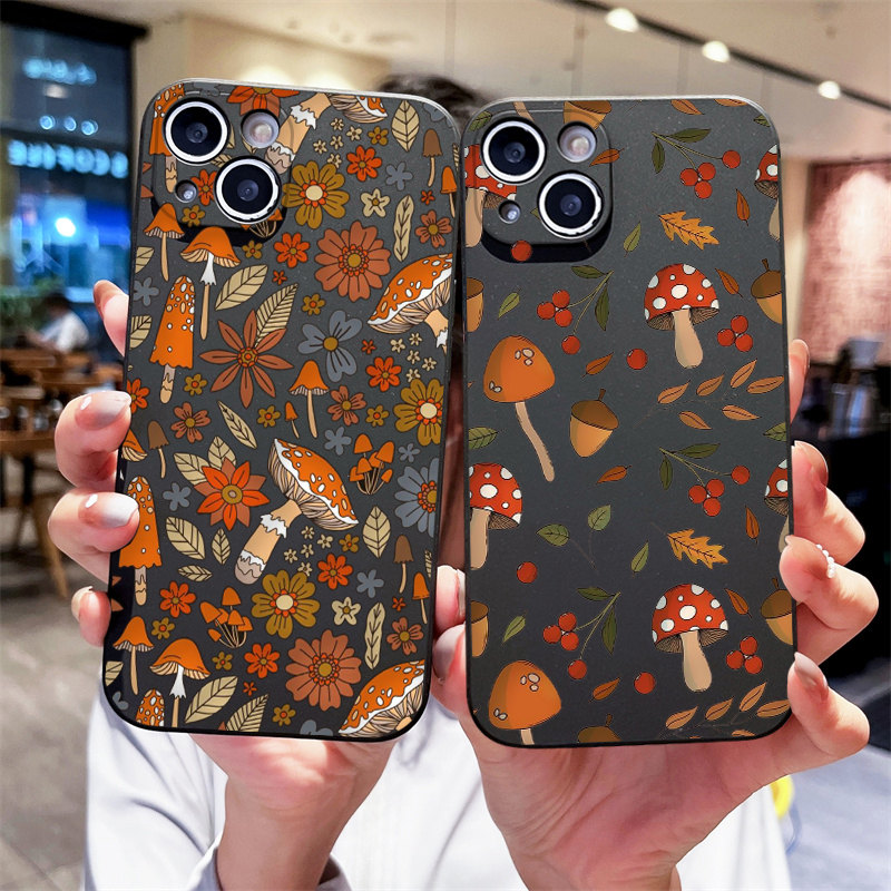 Phone Cases Motorola - Retro Maple Leaf Flower Mushrooms Phone