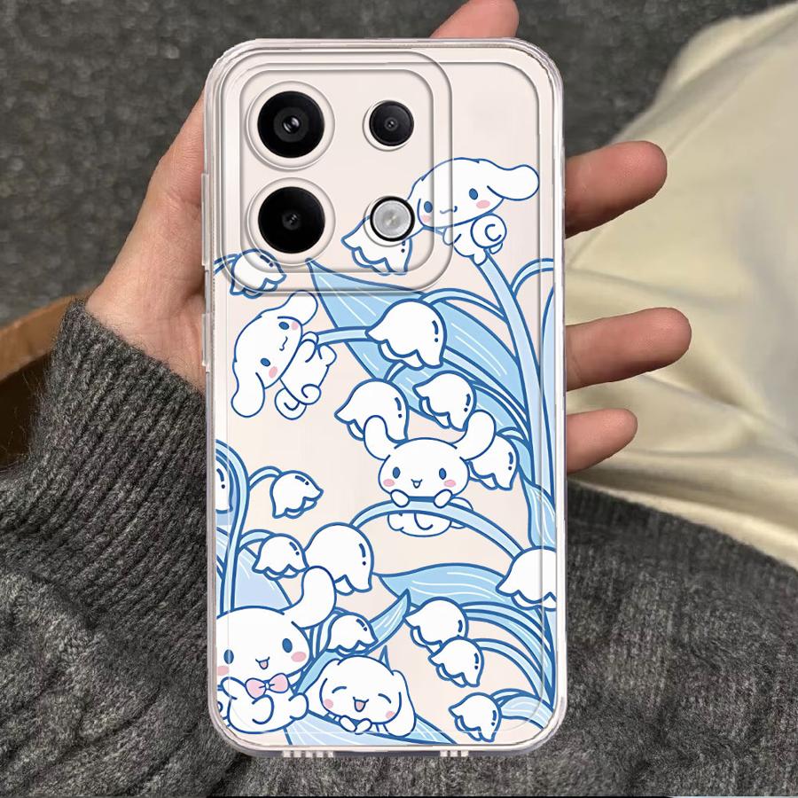 Phone Cases Clear - Sanrio Cinnamoroll Kuromi Clear Phone Cover