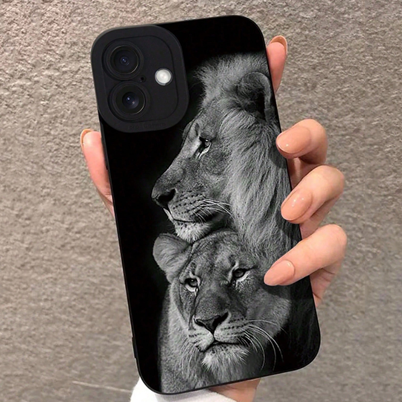 Phone Cases Like Loopy - Detailed and Perforated Colorful Lion Print