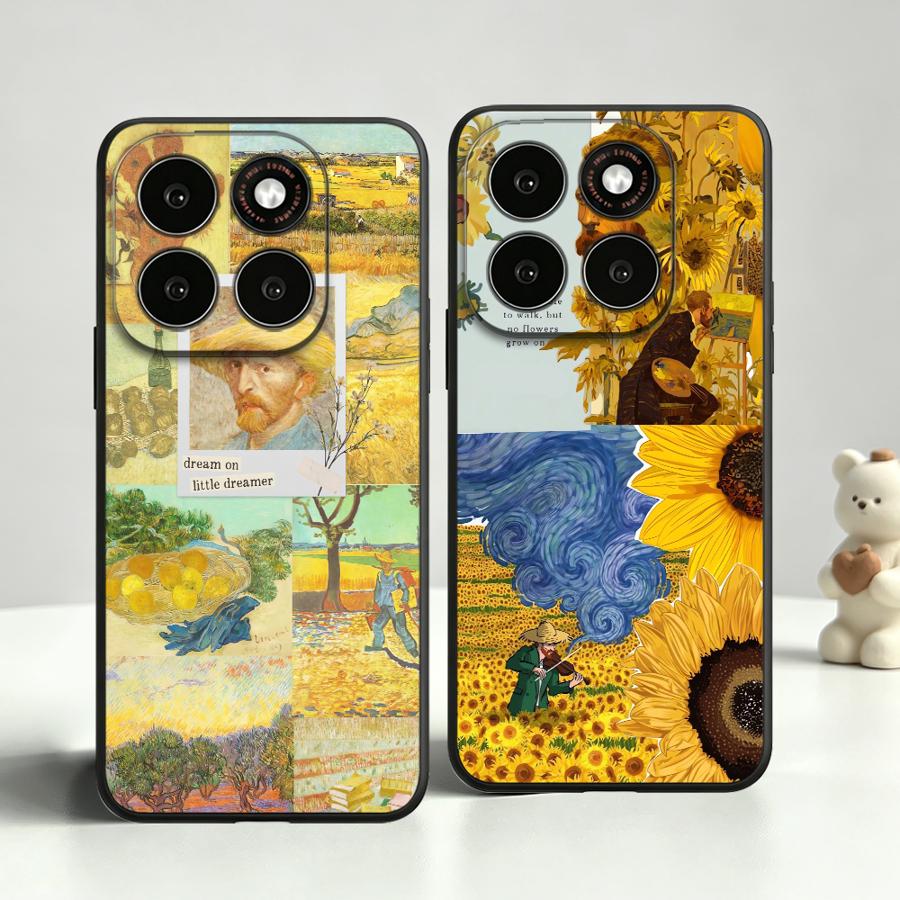 Phone Cases Motorola - Van Gogh Sunflower Collage Phone Cover