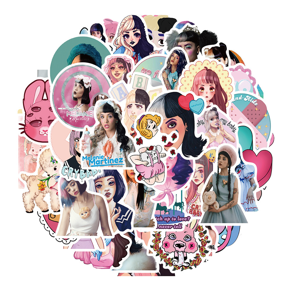 Phone Cases Wholesale - 10/30/50pcs Melanie Martinez Singer Stickers Cartoon