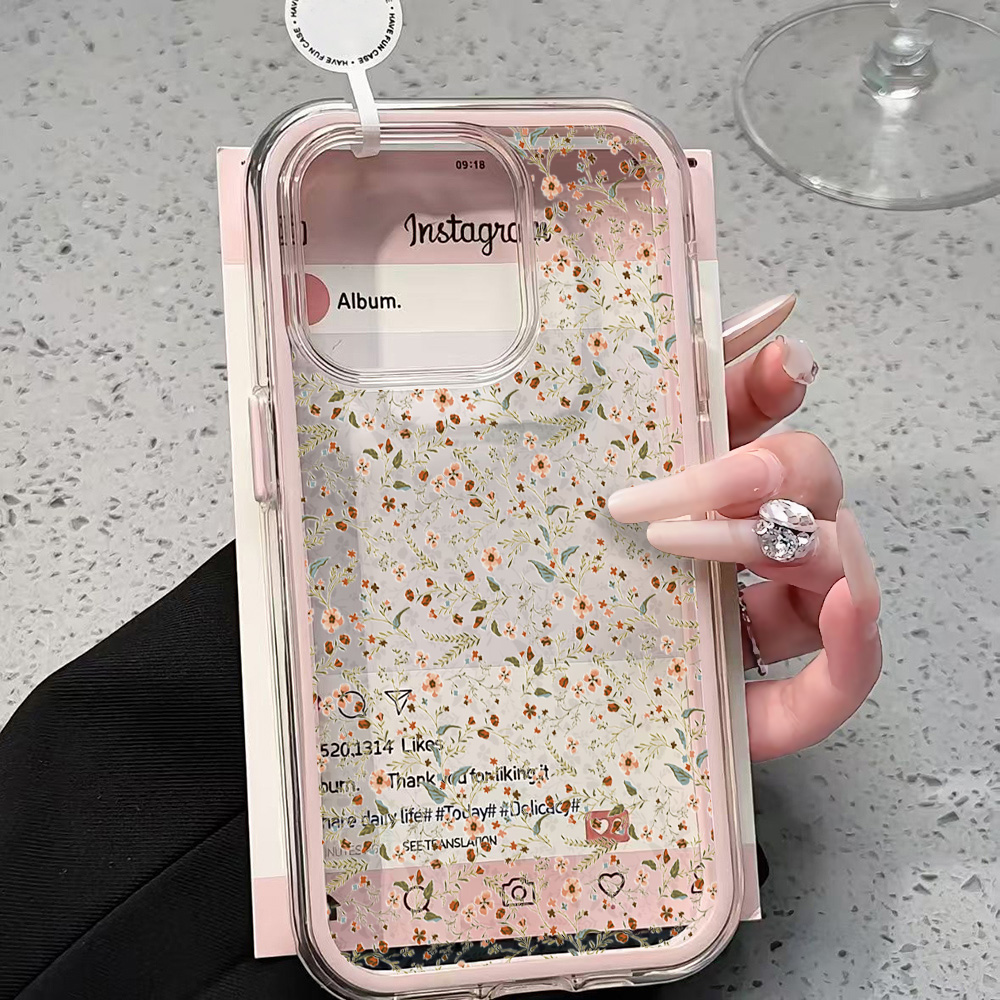 Phone Cases Silicone - Wildflowers Clear Phone Case For iPhone