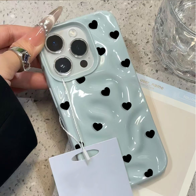 Aesthetic Cute Black Heart Sho - Phone Cases Cute Iphone 13 recensie en prijs