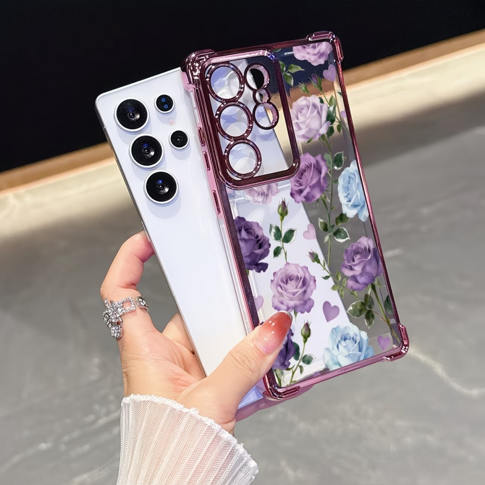 Electroplated Four-Corner Anti - Phone Cases Clear recensie en prijs