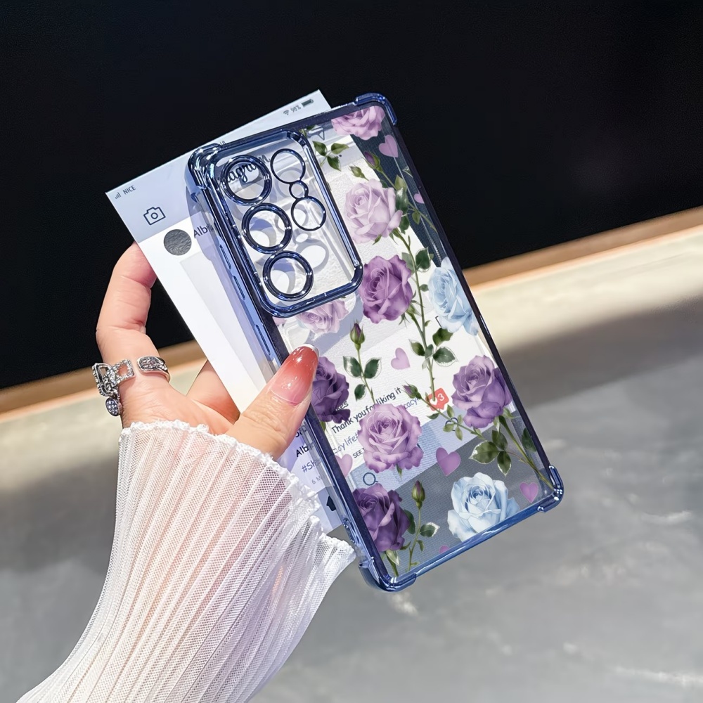 Electroplated Four-Corner Anti - Phone Cases Clear recensie en prijs