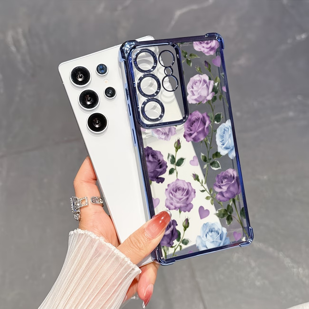 Electroplated Four-Corner Anti - Phone Cases Clear recensie en prijs
