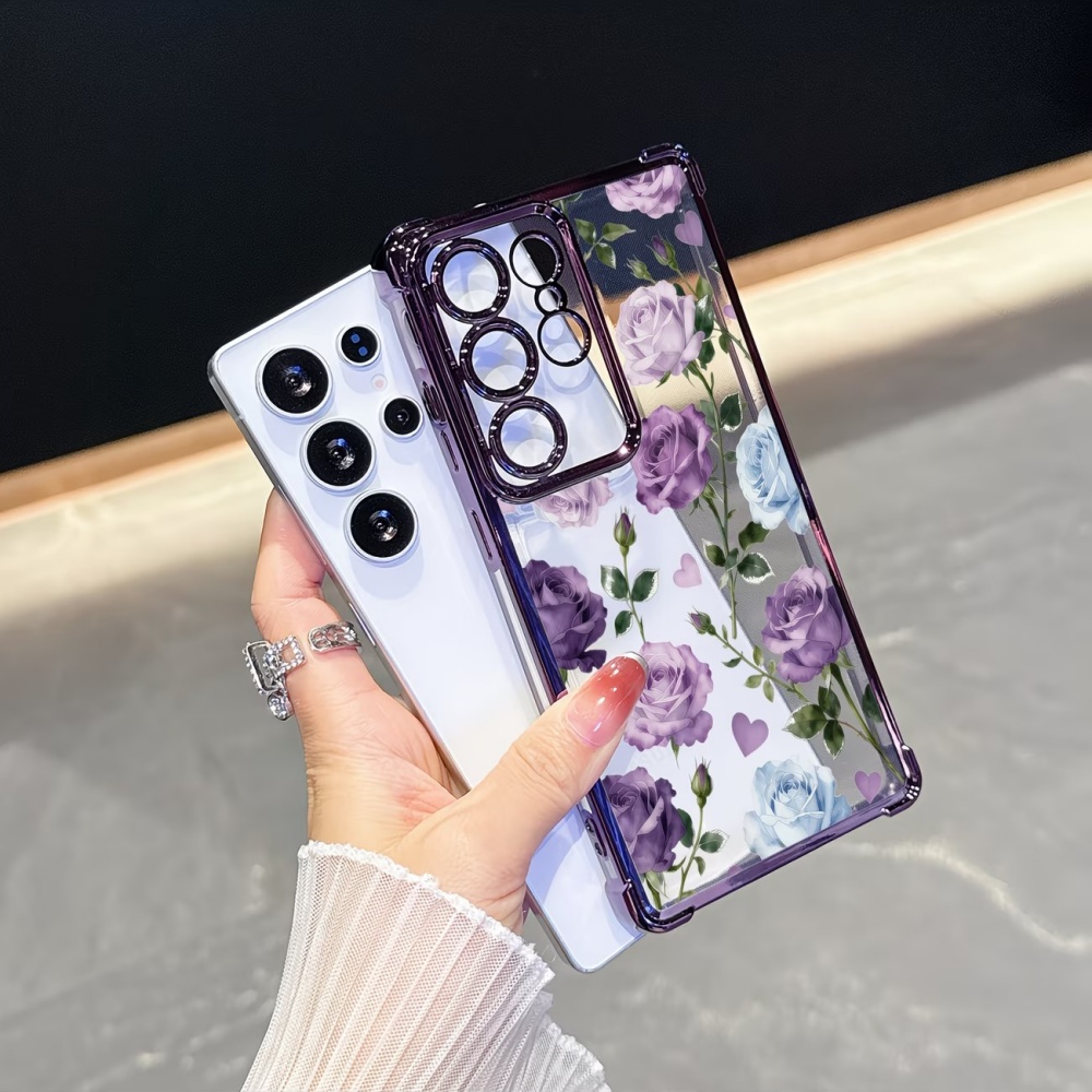 Electroplated Four-Corner Anti - Phone Cases Clear recensie en prijs