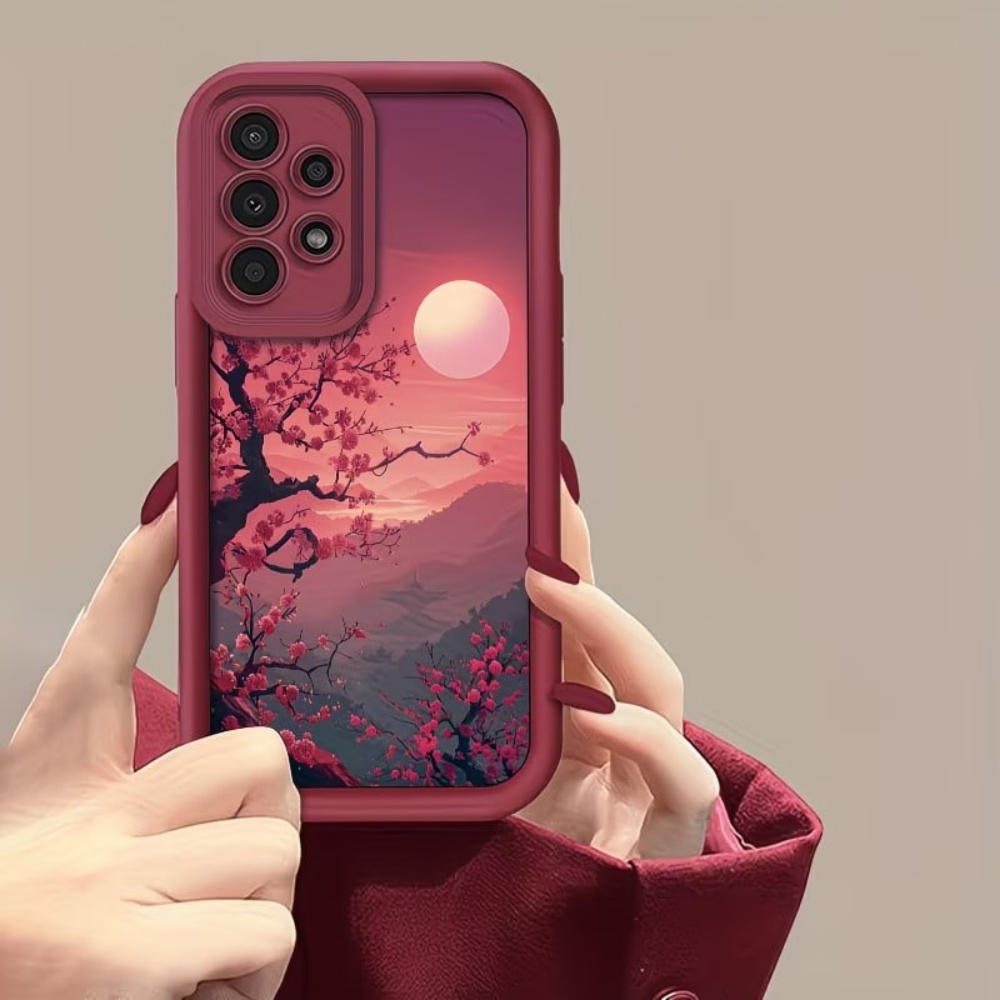 Sunset Mountain Peak Anti-Fall - Phone Cases Silicone recensie en prijs