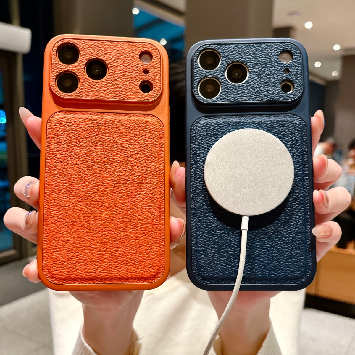 Luxury Matte Leather Large Win - Rugged Armor Case recensie en prijs