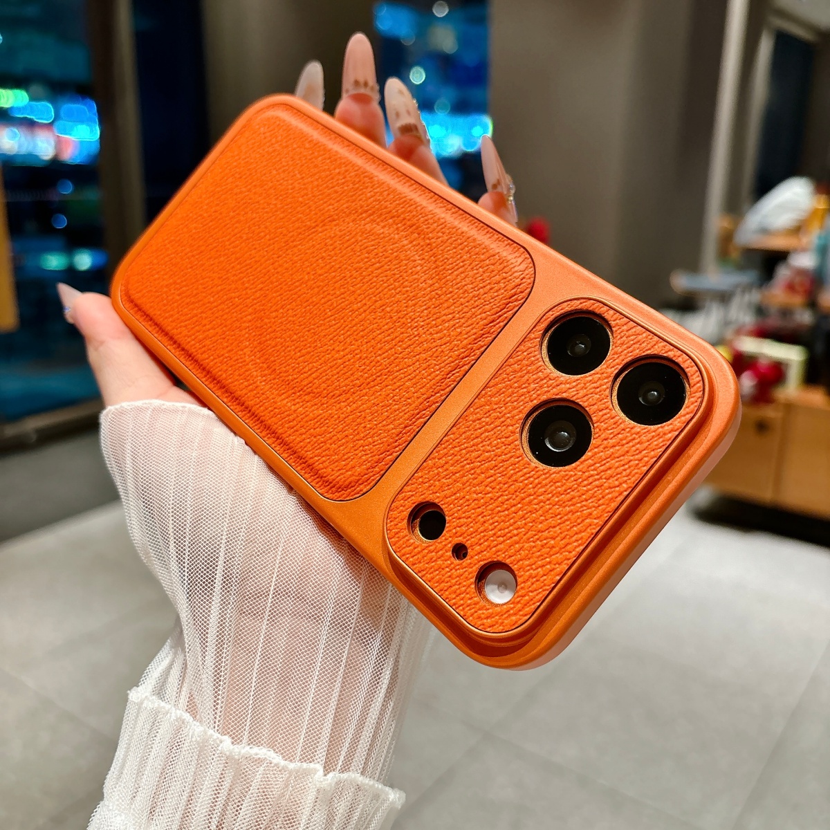 Luxury Matte Leather Large Win - Rugged Armor Case recensie en prijs