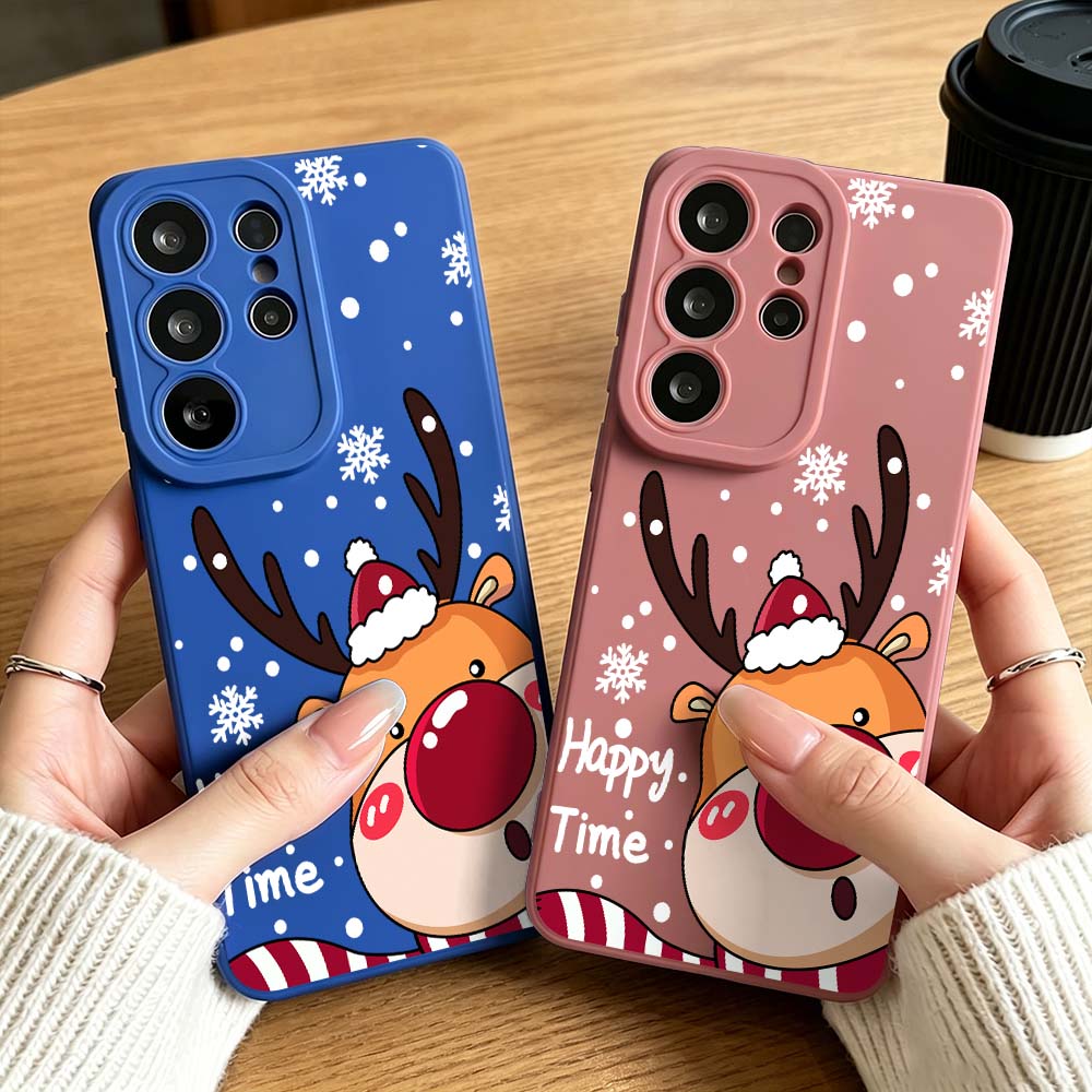 Cartoon Red Nose Deer Phone Ca - Phone Cases Red Deer recensie en prijs
