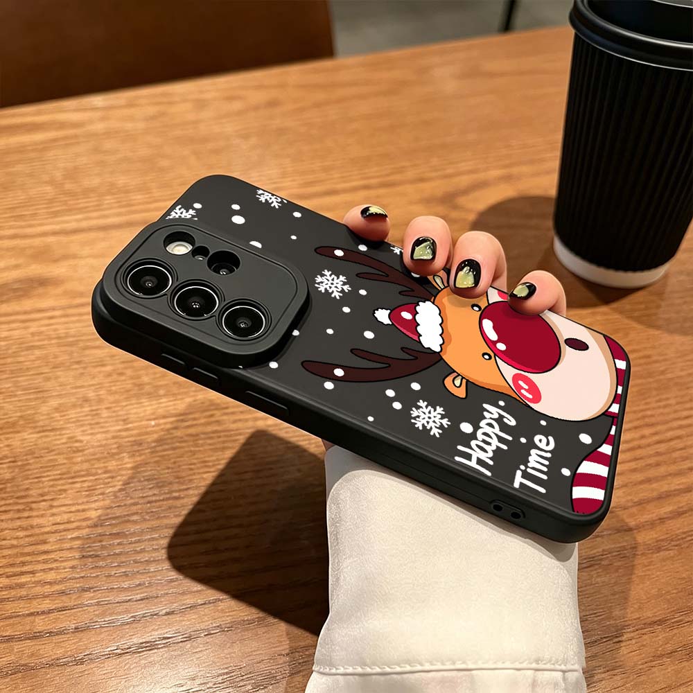 Cartoon Red Nose Deer Phone Ca - Phone Cases Red Deer recensie en prijs