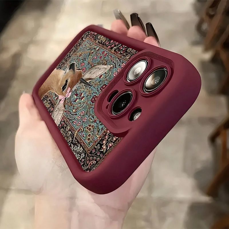 Wine Red Tapestry Deer Print C - Phone Cases Red Deer recensie en prijs