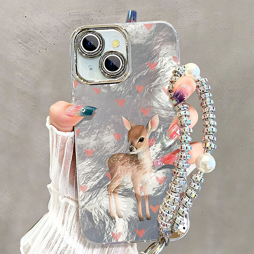 Cute Korean Red Love Deer Phon - Phone Cases Red Deer recensie en prijs