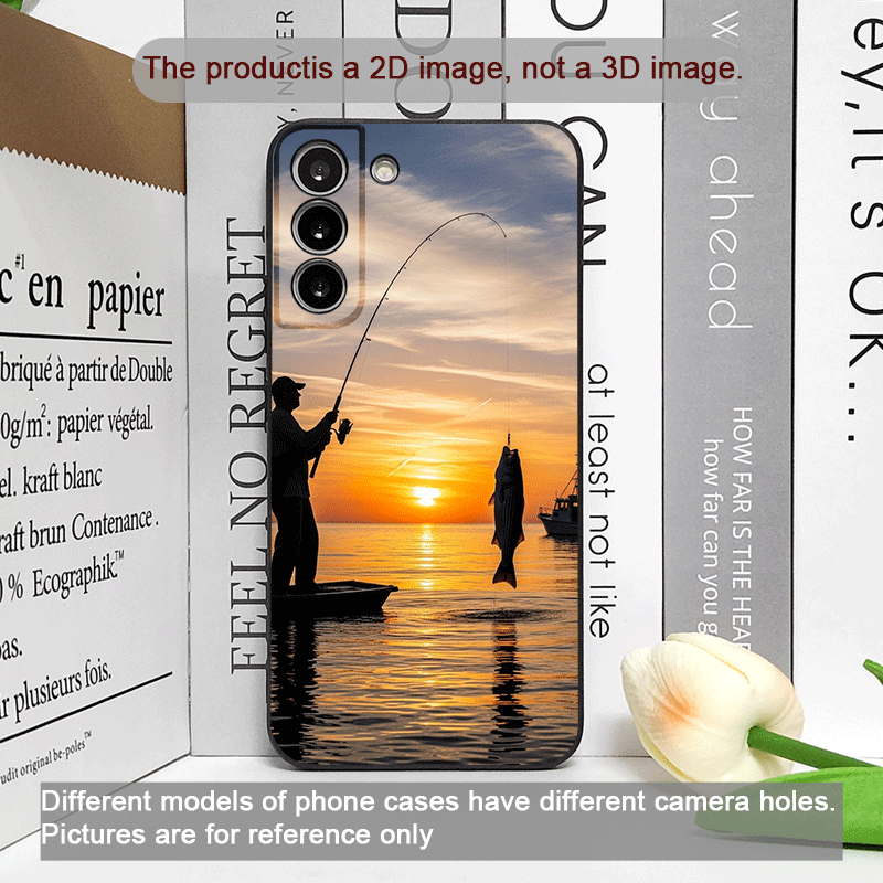 Fishing Rod at Sunset Scenery  - Phone Cases Motorola recensie en prijs