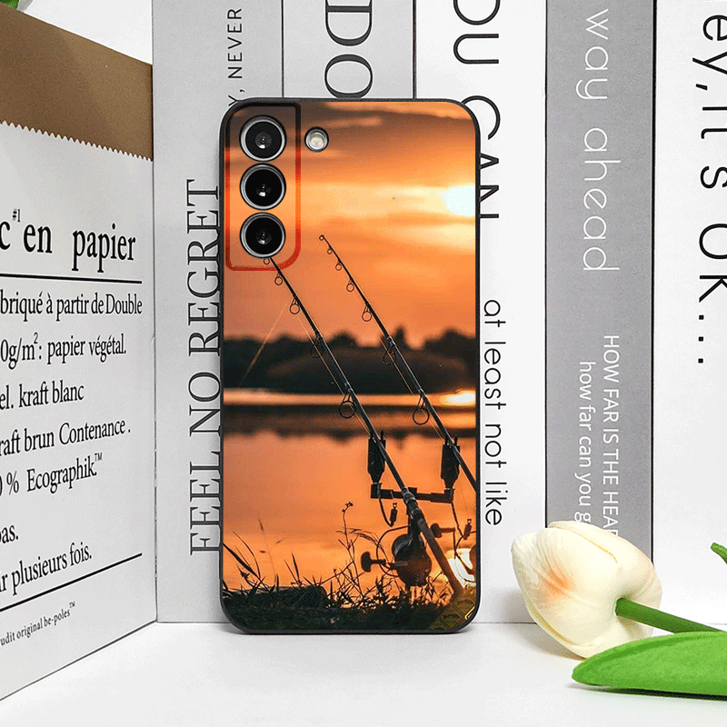 Fishing Rod at Sunset Scenery  - Phone Cases Motorola recensie en prijs