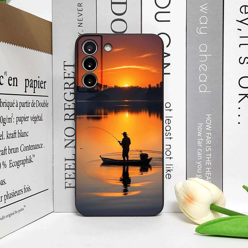Fishing Rod at Sunset Scenery  - Phone Cases Motorola recensie en prijs