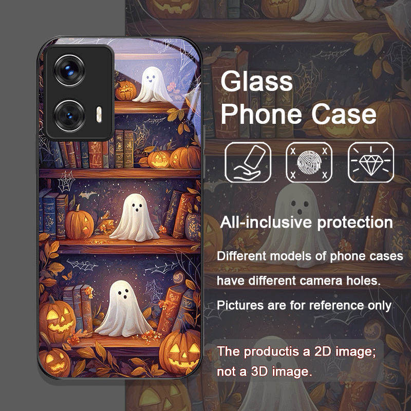 Halloween Pumpkin Ghost Booksh - Phone Cases Motorola recensie en prijs
