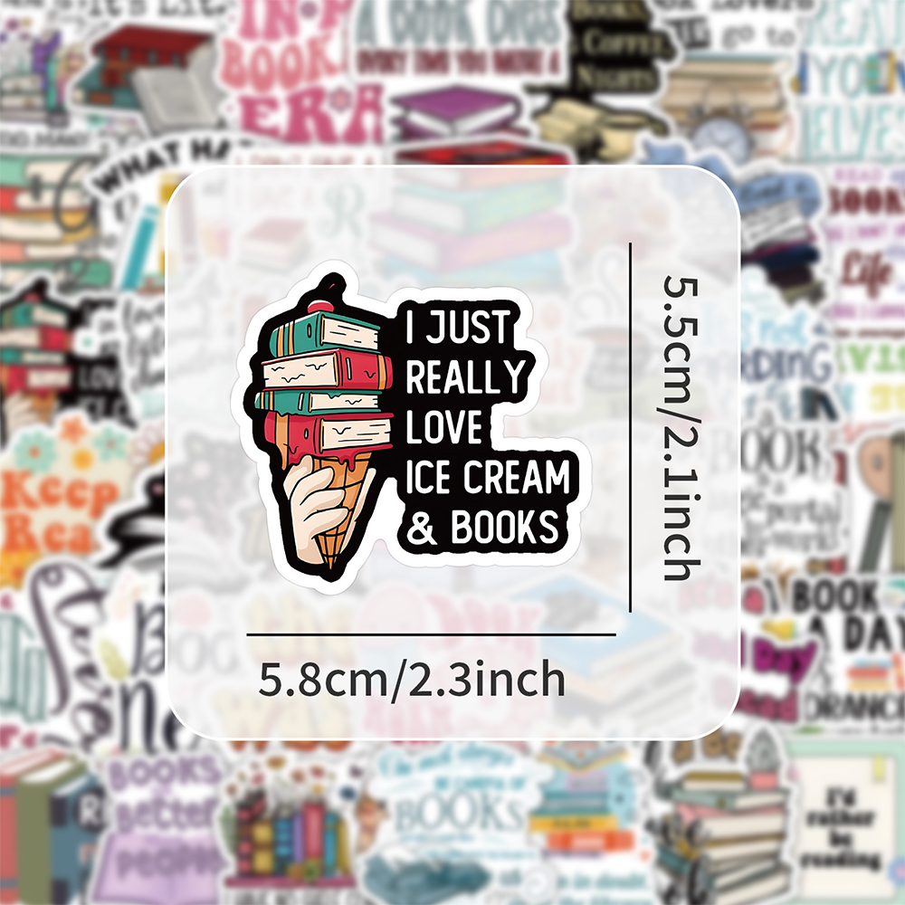 10/30/50pcs Book Reading Carto - Phone Cases Wholesale recensie en prijs