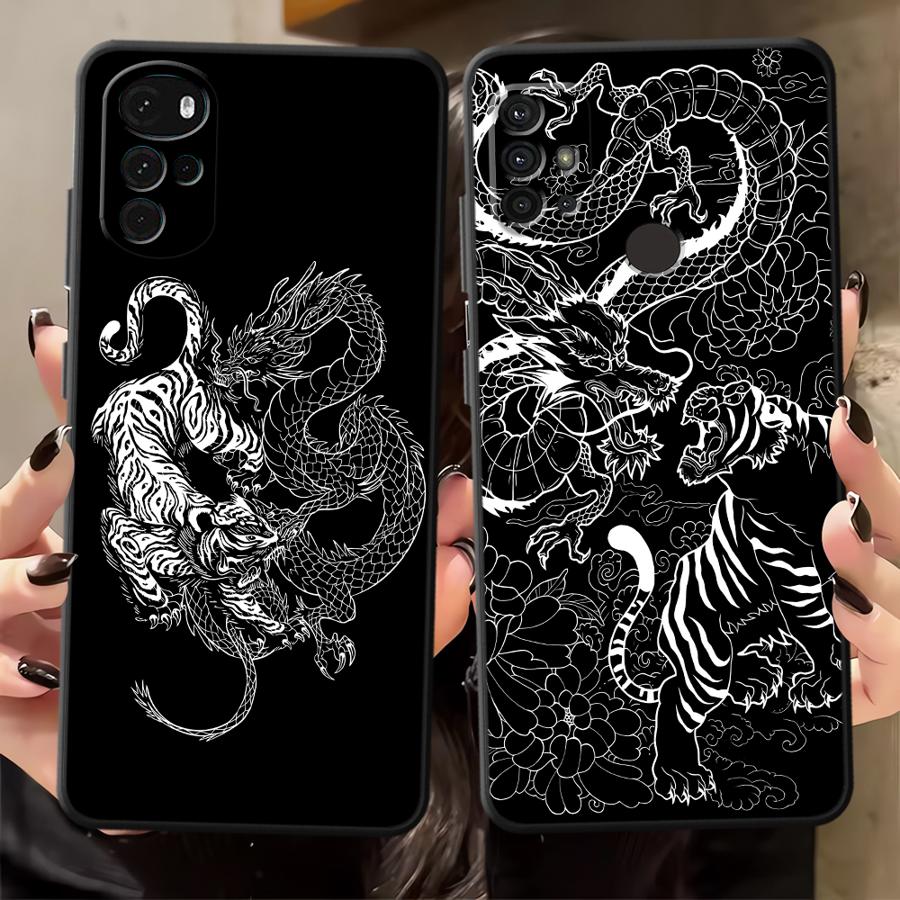 Dragon Tiger Sketch Case for M - Phone Cases Motorola recensie en prijs