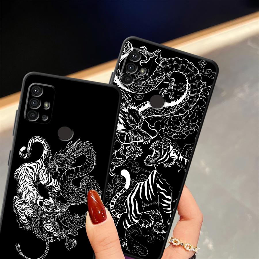 Dragon Tiger Sketch Case for M - Phone Cases Motorola recensie en prijs
