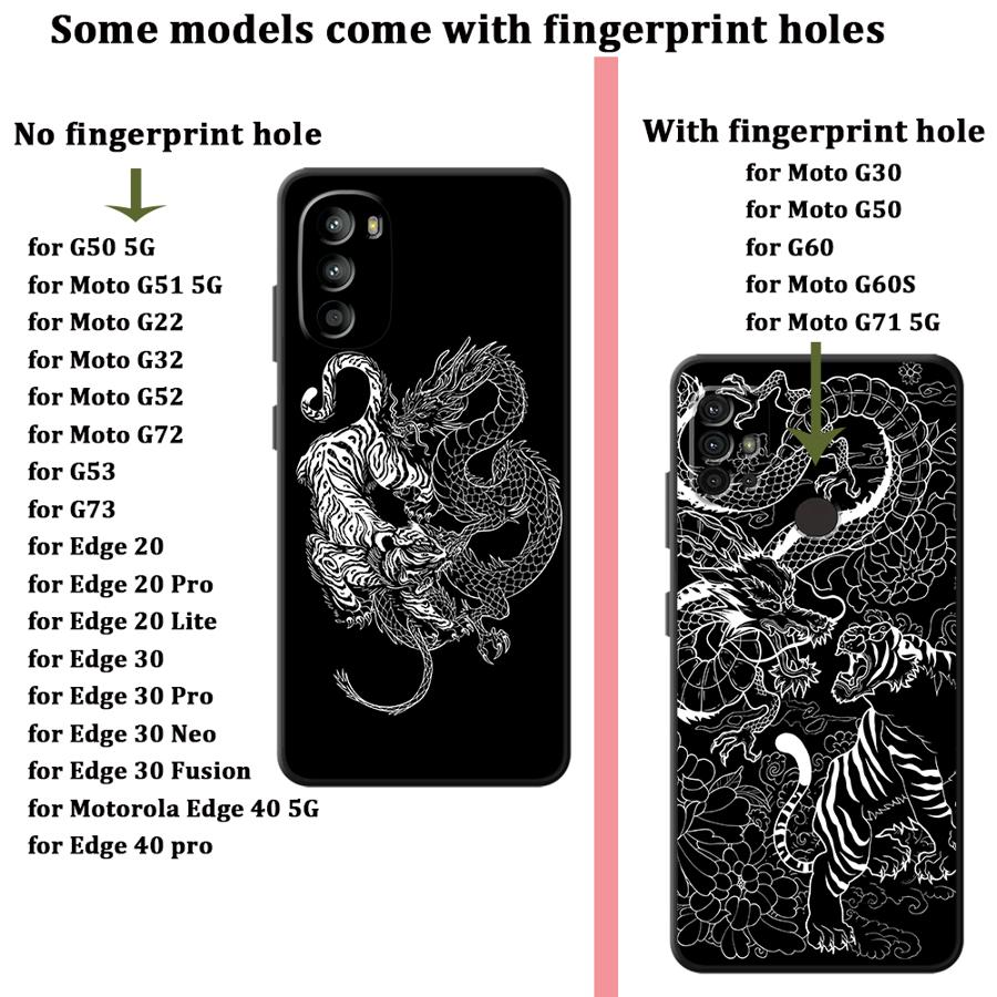 Dragon Tiger Sketch Case for M - Phone Cases Motorola recensie en prijs