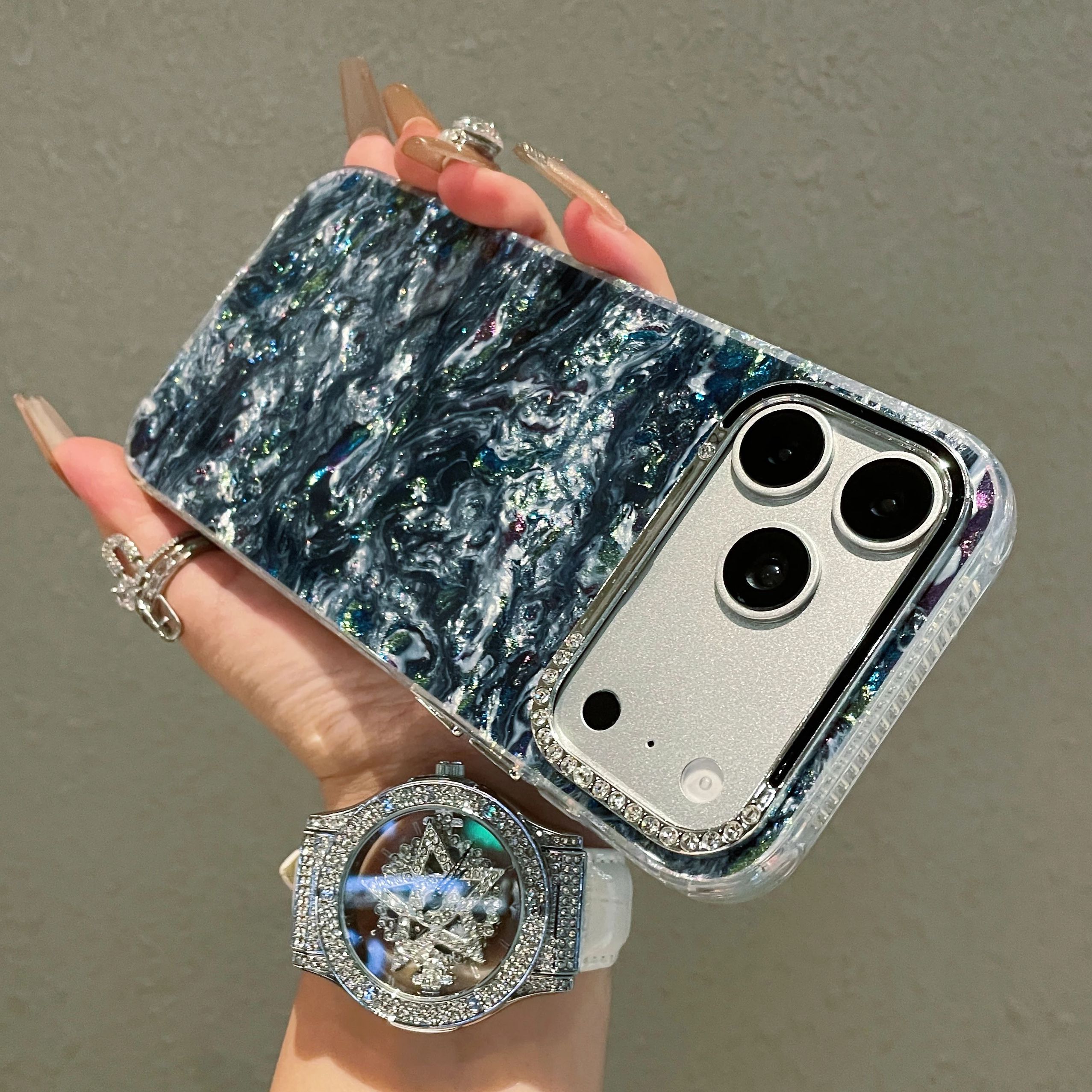 Rhinestone Lens Frame Shell Pa - Phone Cases That Cover The Camera recensie en prijs