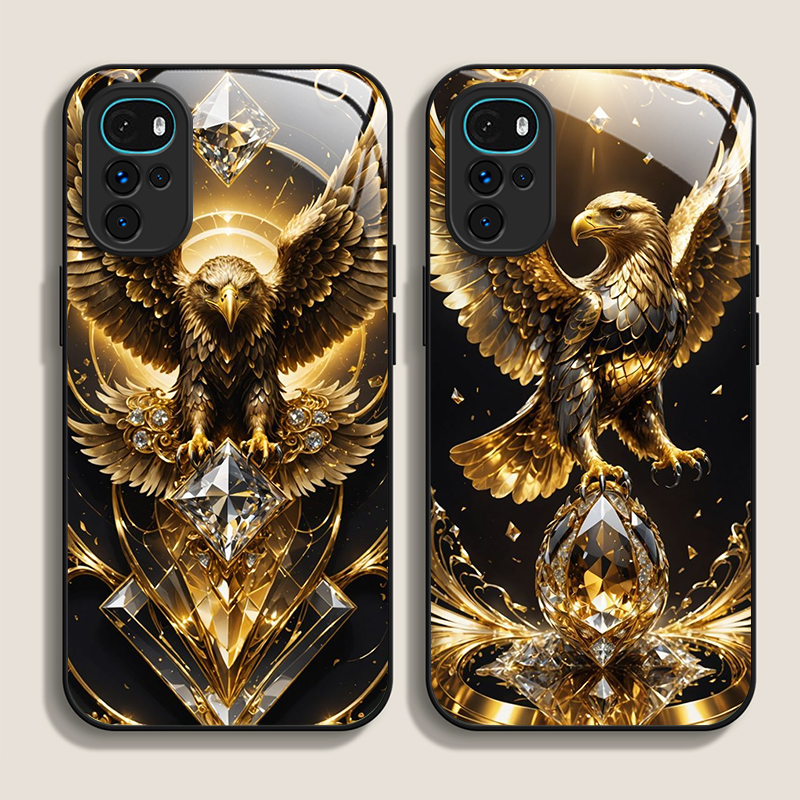 Stylish Eagle Golden Diamond P - Phone Cases Motorola recensie en prijs