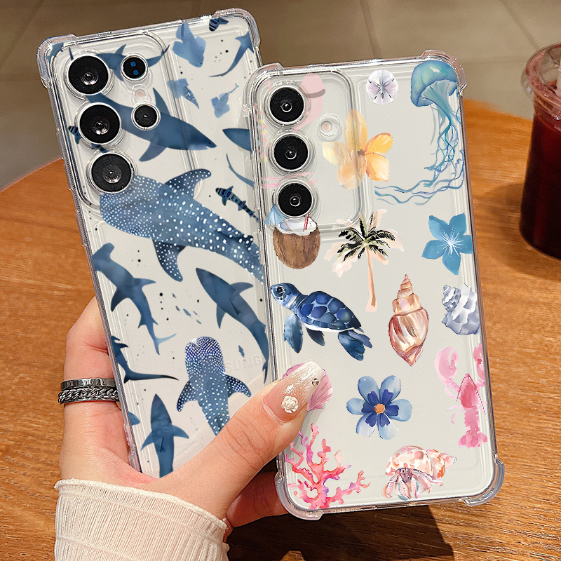 Whale Turtle Pattern Clear Pho - Phone Cases Clear recensie en prijs