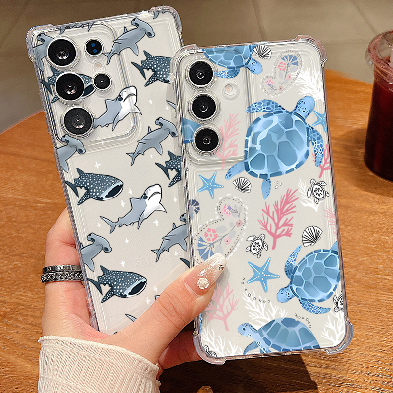 Whale Turtle Pattern Clear Pho - Phone Cases Clear recensie en prijs
