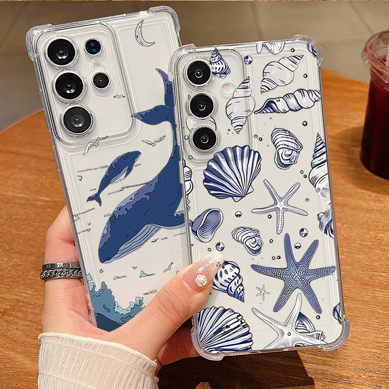 Whale Turtle Pattern Clear Pho - Phone Cases Clear recensie en prijs