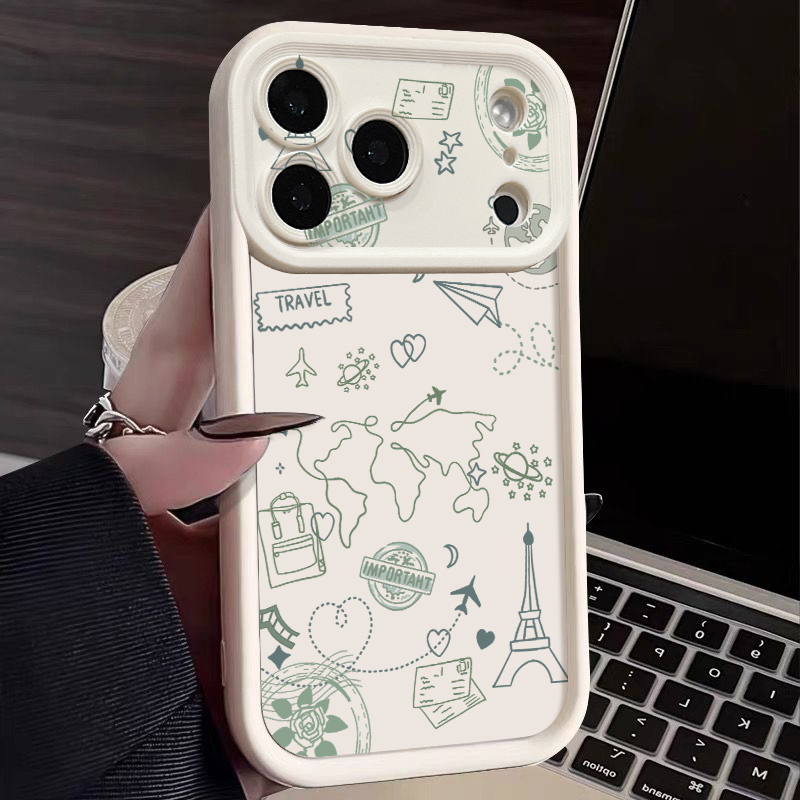 Cartoon Pattern TPU Phone Case - Phone Cases That Cover The Camera recensie en prijs