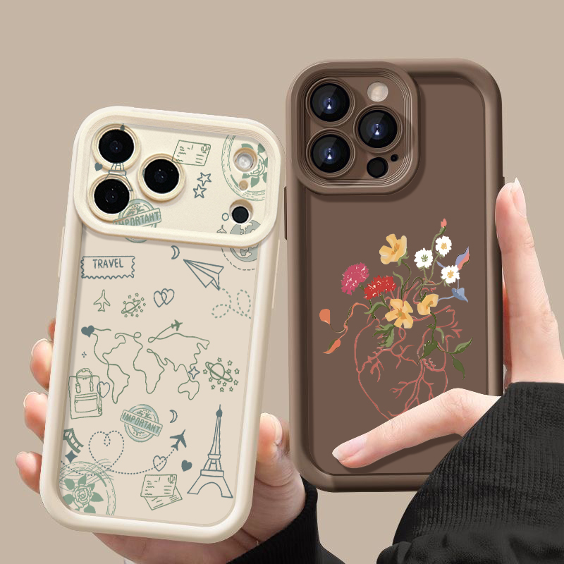 Cartoon Pattern TPU Phone Case - Phone Cases That Cover The Camera recensie en prijs