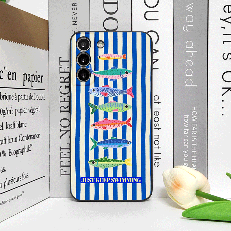 Cute Striped Pattern Sardines  - Phone Cases Motorola recensie en prijs