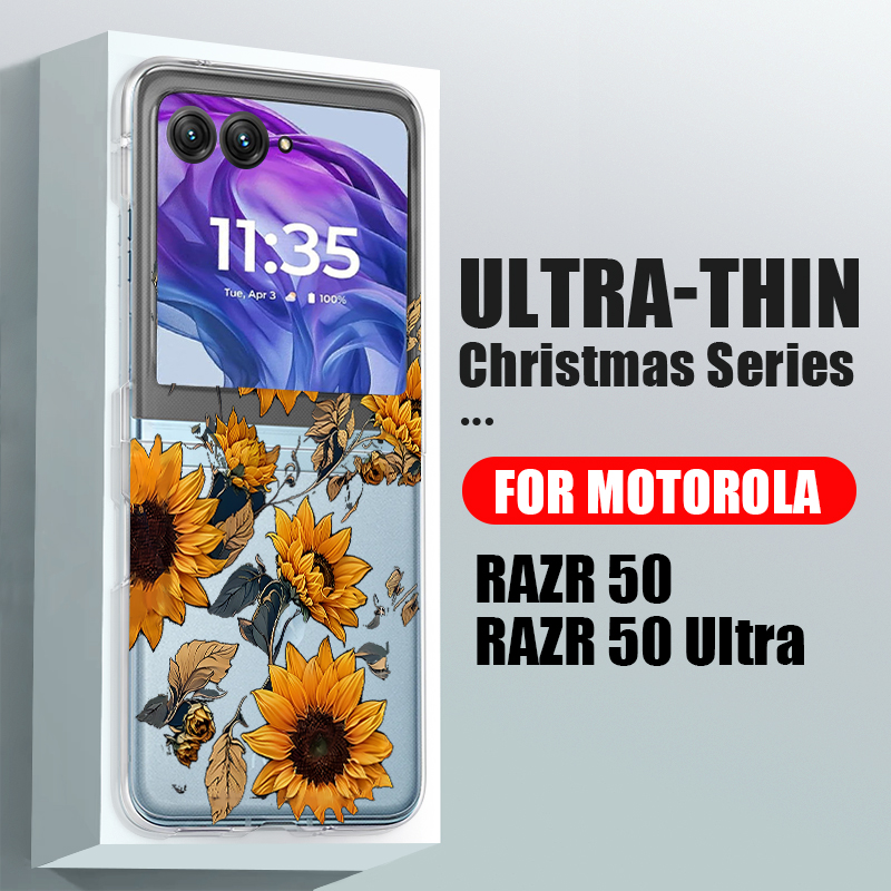 Sunflowers Pattern Clear Phone - Phone Cases Motorola recensie en prijs
