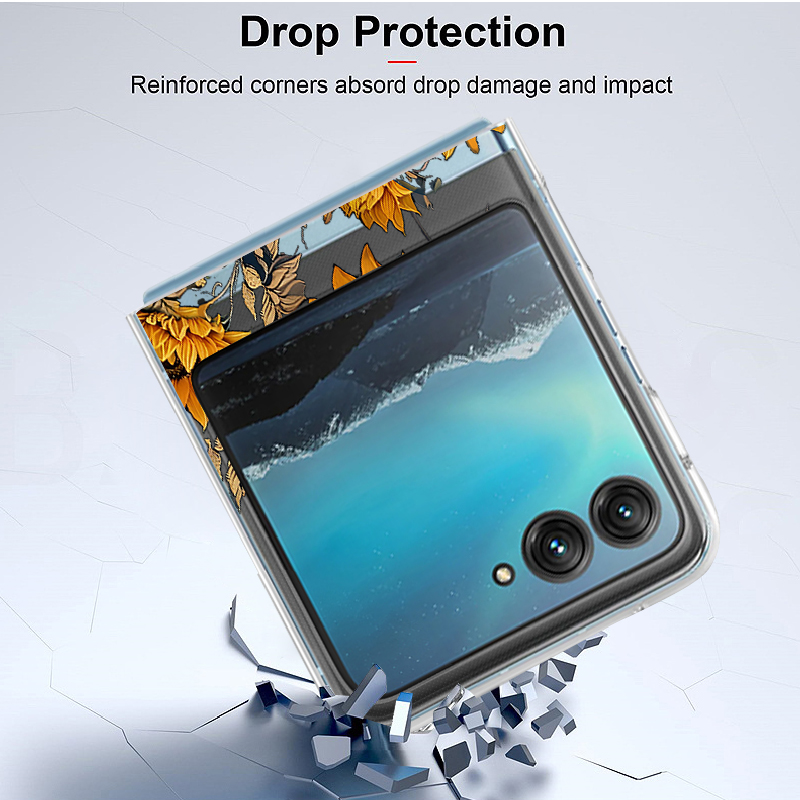 Sunflowers Pattern Clear Phone - Phone Cases Motorola recensie en prijs