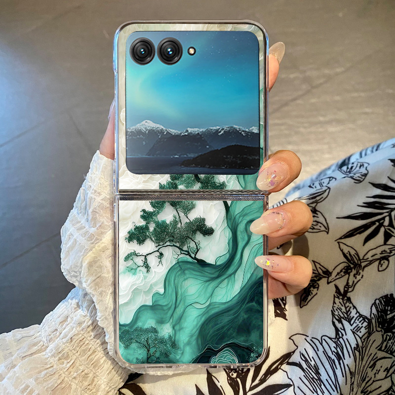 Blue Flowers Forest Print Phon - Phone Cases Motorola recensie en prijs