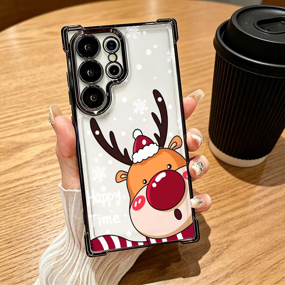 Cartoon Red Nose Deer Anti-Dro - Phone Cases Red Deer recensie en prijs