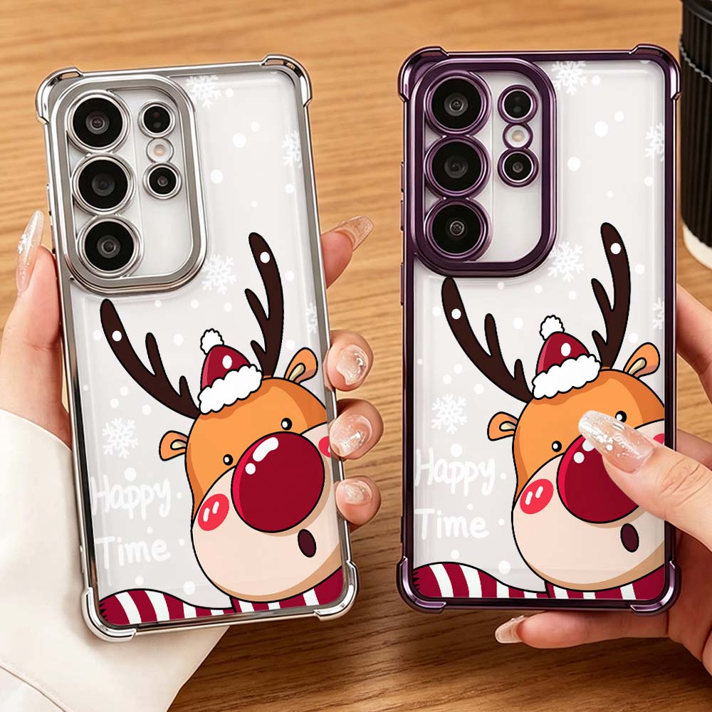 Cartoon Red Nose Deer Anti-Dro - Phone Cases Red Deer recensie en prijs