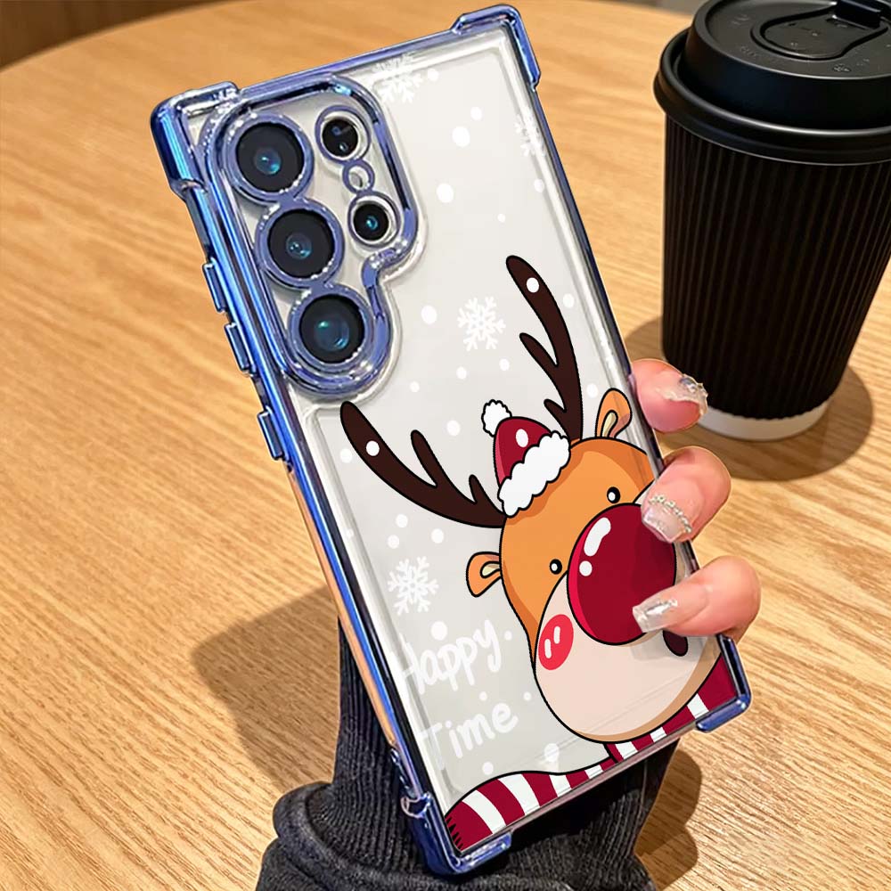 Cartoon Red Nose Deer Anti-Dro - Phone Cases Red Deer recensie en prijs