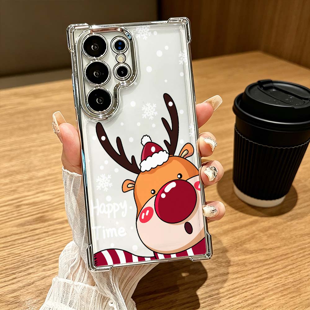 Cartoon Red Nose Deer Anti-Dro - Phone Cases Red Deer recensie en prijs