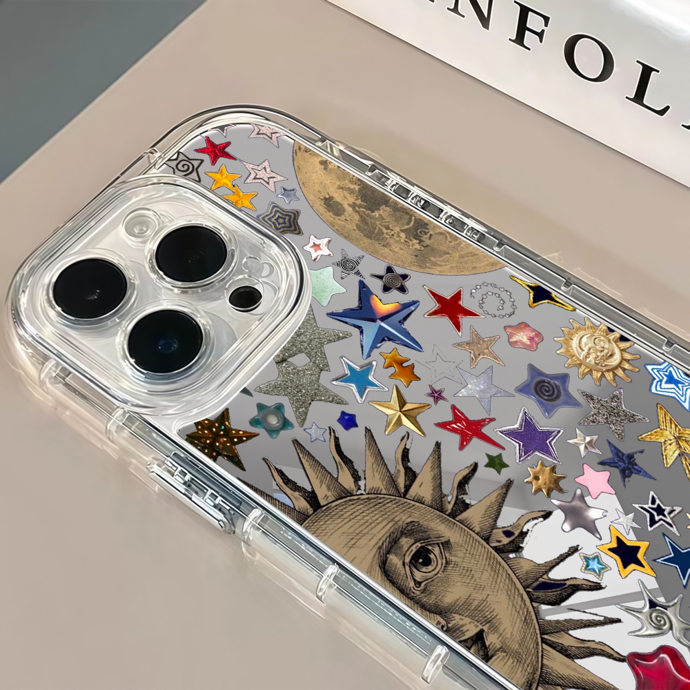 Celestial Gold Glitter Mirror  - Phone Cases Like Loopy recensie en prijs