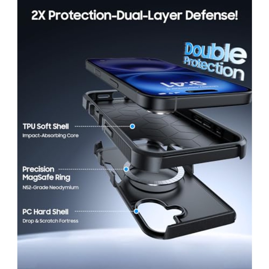Magnetic for iPhone 17 Case Mi - Phone Cases Heavy Duty recensie en prijs
