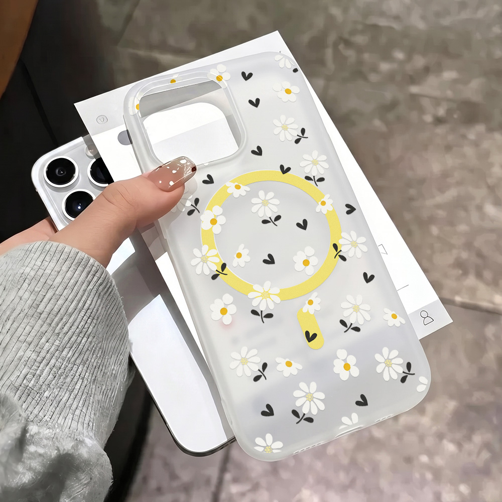 Flower Clear For Magsafe Phone - Phone Cases That Cover The Camera recensie en prijs