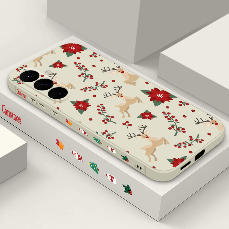 Red Deer Flowers Pattern Phone - Phone Cases Red Deer recensie en prijs