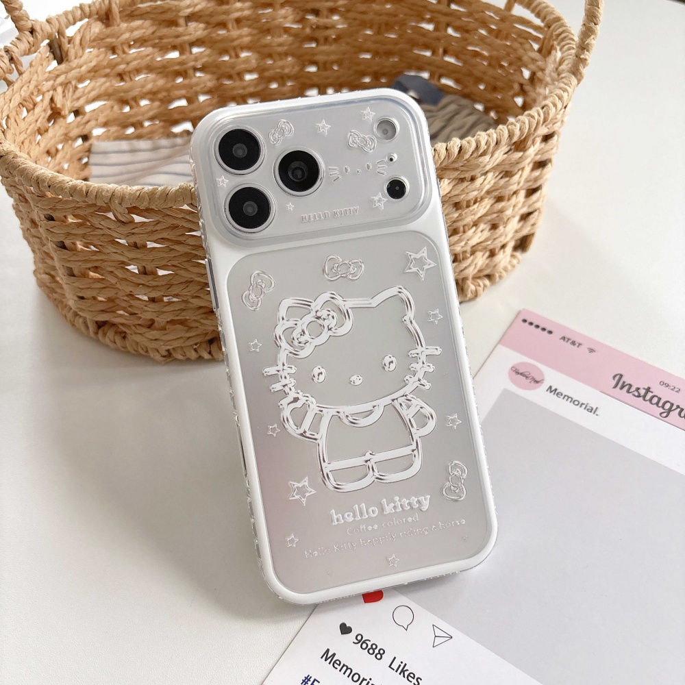 Cute Cartoon Pink Silver Botto - Phone Cases That Cover The Camera recensie en prijs