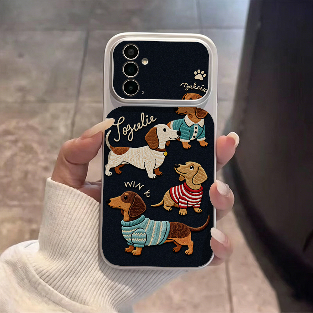 Cartoon Puppy Leather Phone Ca - Phone Cases That Cover The Camera recensie en prijs
