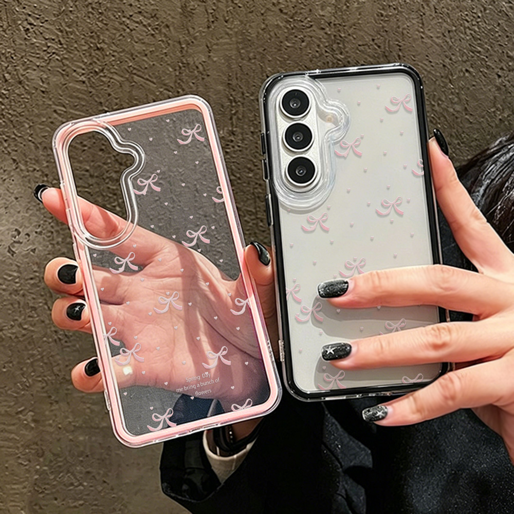 Cute Pink Bow Soft Phone Case  - Phone Cases That Cover The Camera recensie en prijs