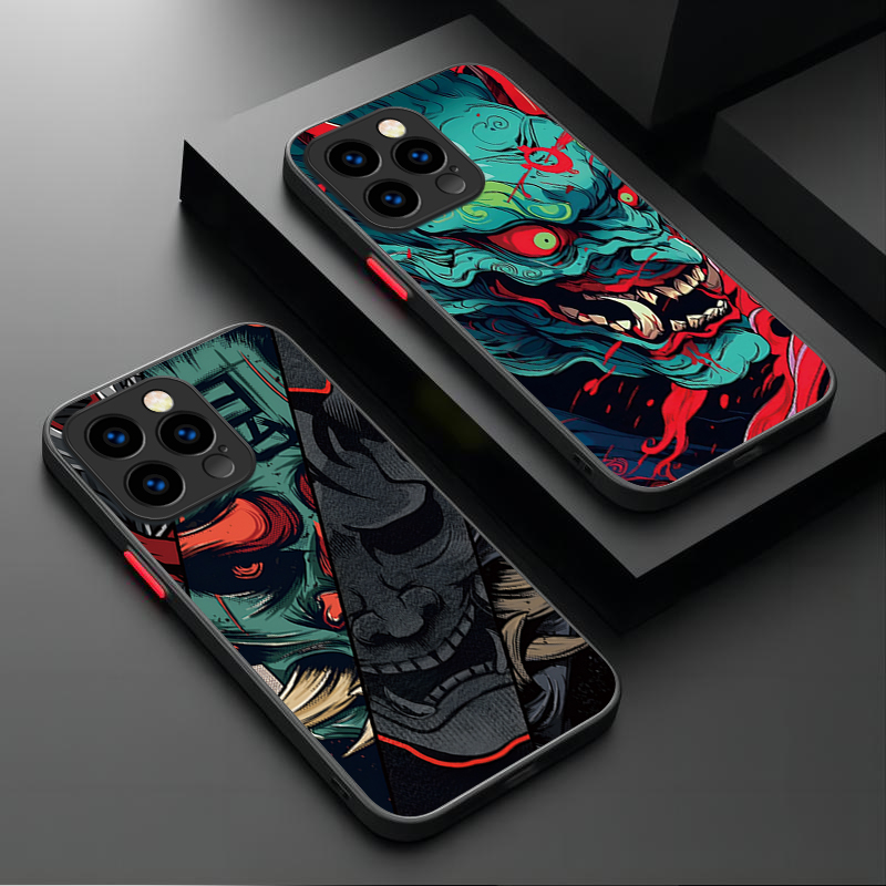 Samurai Hannya Mask Ghost Prin - Phone Cases Like Loopy recensie en prijs