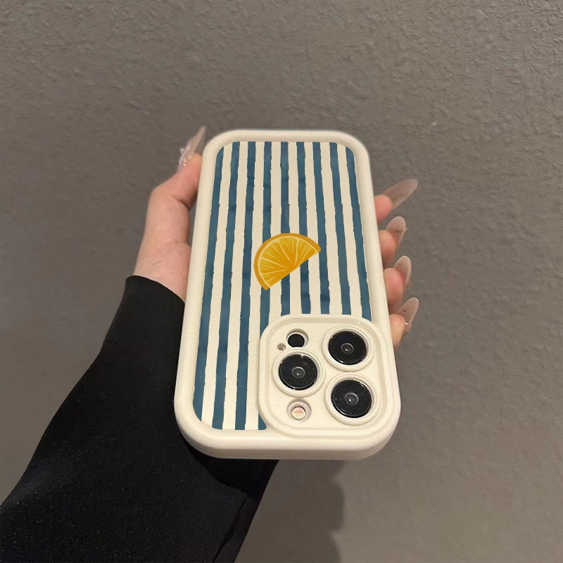 Striped Lemon Slice Pattern Ph - Phone Cases Like Loopy recensie en prijs